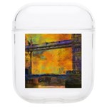 London Tower Abstract Bridge Soft TPU AirPods 1/2 Case Front