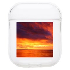 Sunset The Pacific Ocean Evening Soft Tpu Airpods 1/2 Case by Amaryn4rt