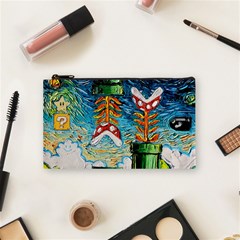 Cartoon Game Games Starry Night Doctor Who Van Gogh Parody Cosmetic Bag (small) by Modalart