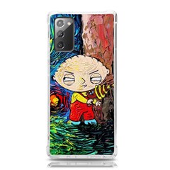 Cartoon Starry Night Vincent Van Gogh Samsung Galaxy Note 20 Tpu Uv Case by Modalart
