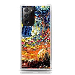 Tardis Starry Night Doctor Who Van Gogh Parody Samsung Galaxy Note 20 Ultra Tpu Uv Case by Modalart
