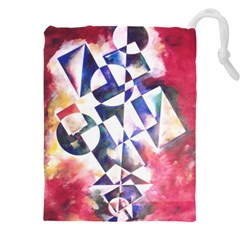 Abstract Art Work 1 Drawstring Pouch (4xl) by mbs123