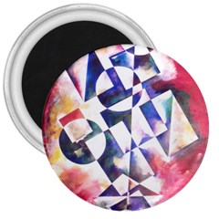 Abstract Art Work 1 3  Magnets by mbs123