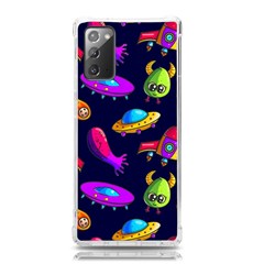 Space Pattern Samsung Galaxy Note 20 Tpu Uv Case by Bedest
