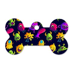 Space Patterns Dog Tag Bone (one Side) by Bedest