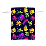 Space Patterns Lightweight Drawstring Pouch (S) Back