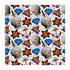 Full Color Flash Tattoo Patterns Medium Glasses Cloth (2 Sides) by Bedest