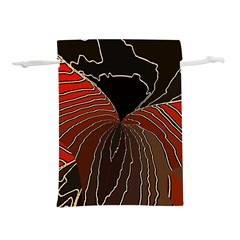 Red Gold Black Voracious Plant Leaf Lightweight Drawstring Pouch (s) by Pakjumat