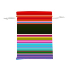 Horizontal Line Colorful Lightweight Drawstring Pouch (s) by Pakjumat