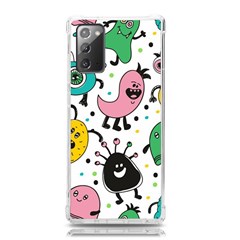 Funny Monster Pattern Samsung Galaxy Note 20 Tpu Uv Case by Pakjumat