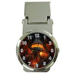 Dragon Fire Fantasy Art Money Clip Watches Front