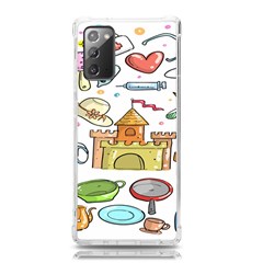 Baby Equipment Child Sketch Hand Samsung Galaxy Note 20 Tpu Uv Case by Hannah976