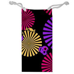 Seamless Halloween Day Of The Dead Jewelry Bag by Hannah976