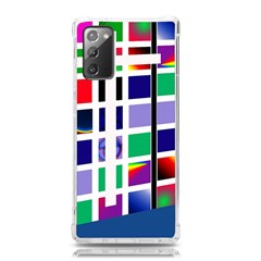 Color Graffiti Pattern Geometric Samsung Galaxy Note 20 Tpu Uv Case by Hannah976