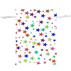 Star Random Background Scattered Lightweight Drawstring Pouch (xl) by Hannah976