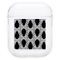 Pattern Beetle Insect Black Grey Soft Tpu Airpods 1/2 Case by Hannah976