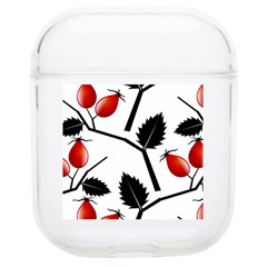 Rose Hip Pattern Branches Autumn Soft Tpu Airpods 1/2 Case by Hannah976