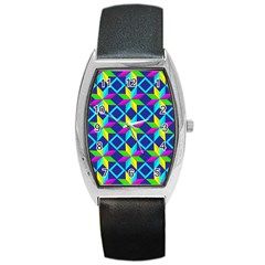 Pattern Star Abstract Background Barrel Style Metal Watch by Hannah976