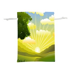 Wallpaper Background Landscape Lightweight Drawstring Pouch (s) by Hannah976
