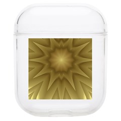Background Pattern Golden Yellow Soft Tpu Airpods 1/2 Case by Hannah976