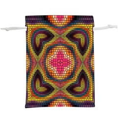 Kaleidoscope Art Pattern Ornament Lightweight Drawstring Pouch (xl) by Hannah976