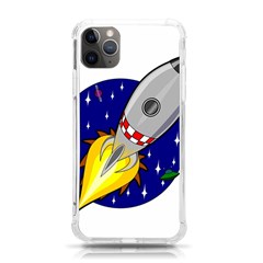 Rocket Ship Launch Vehicle Moon Iphone 11 Pro Max 6 5 Inch Tpu Uv Print Case by Sarkoni
