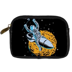 Astronaut Planet Space Science Digital Camera Leather Case by Sarkoni