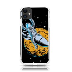 Astronaut Planet Space Science Iphone 11 Tpu Uv Print Case by Sarkoni