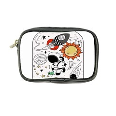 Astronaut Drawing Planet Coin Purse by Sarkoni