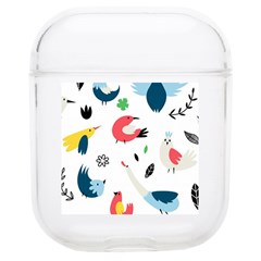 Vector Set Isolates With Cute Birds Scandinavian Style Soft Tpu Airpods 1/2 Case by Apen