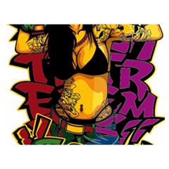 Xtreme Skateboard Graffiti Premium Plush Fleece Blanket (extra Small) by Sarkoni