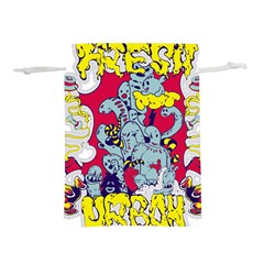 Fresh Urban Cartoon Monster Illustration Cartoon Character Text Lightweight Drawstring Pouch (m) by Sarkoni