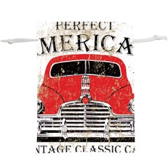 Perfect American Vintage Classic Car Signage Retro Style Lightweight Drawstring Pouch (xl) by Sarkoni