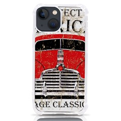 Perfect American Vintage Classic Car Signage Retro Style Iphone 13 Mini Tpu Uv Print Case by Sarkoni