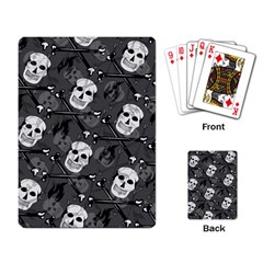 Skull Skeleton Pattern Texture Playing Cards Single Design (rectangle) by Apen