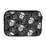 Skull Skeleton Pattern Texture Apple MacBook Pro 17  Zipper Case Front