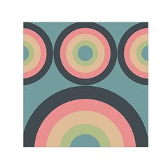 Circles Design Pattern Tile Square Satin Scarf (30  X 30 ) by Ravend