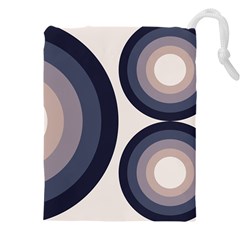Circle Tile Design Pattern Drawstring Pouch (5xl) by Ravend