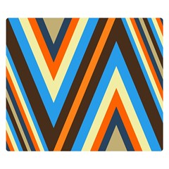 Pattern Triangle Design Repeat Premium Plush Fleece Blanket (small) by Ravend