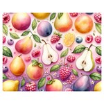 Fruits Apple Strawberry Raspberry Premium Plush Fleece Blanket (Medium) 60 x50  Blanket Front