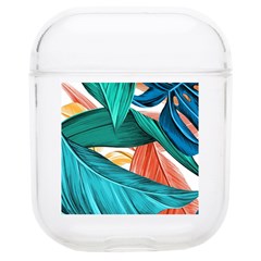 Leaves Tropical Exotic Green Plant Soft Tpu Airpods 1/2 Case by Ravend