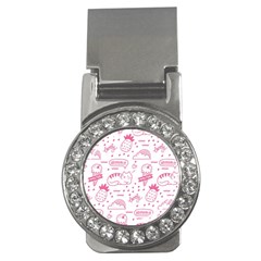 Cute Girly Seamless Pattern Money Clips (cz)  by Grandong