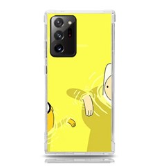Adventure Time Jake The Dog Finn The Human Artwork Yellow Samsung Galaxy Note 20 Ultra Tpu Uv Case by Sarkoni