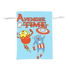 Adventure Time Avengers Age Of Ultron Lightweight Drawstring Pouch (m) by Sarkoni