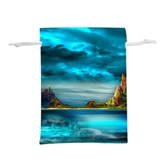 Artistic Fantasy Psychedelic Lightweight Drawstring Pouch (m) by Sarkoni