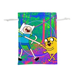 Jake And Finn Adventure Time Landscape Forest Saturation Lightweight Drawstring Pouch (m) by Sarkoni