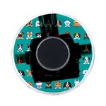 Different Type Vector Cartoon Dog Faces On-the-Go Memory Card Reader Back