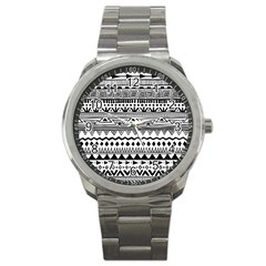 Boho Style Pattern Sport Metal Watch by Bedest