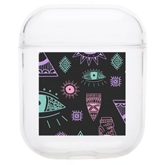 Vintage Seamless Pattern With Tribal Art African Style Drawing Soft Tpu Airpods 1/2 Case by Hannah976