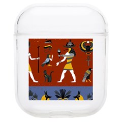 Ancient Egyptian Religion Seamless Pattern Soft Tpu Airpods 1/2 Case by Hannah976